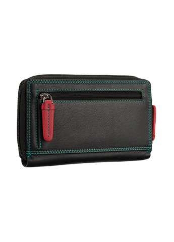 Жіночий шкіряний гаманець із RFID захистом RB98 Aruba (Black/Rhumba) Visconti (276456855)