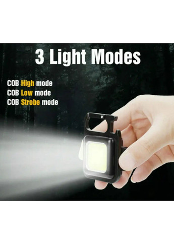 Брелок LED ліхтарик з USB зарядкою No Brand w458 (261327759)