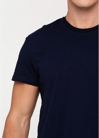 Темно-синяя мужская футболка с коротким рукавом Malta