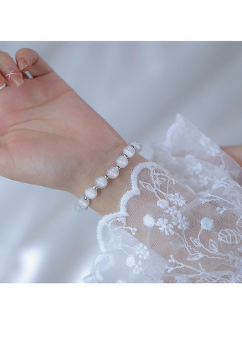 Женский опаловый браслет со вставкой искусственного бриллианта. No Brand (259576802)