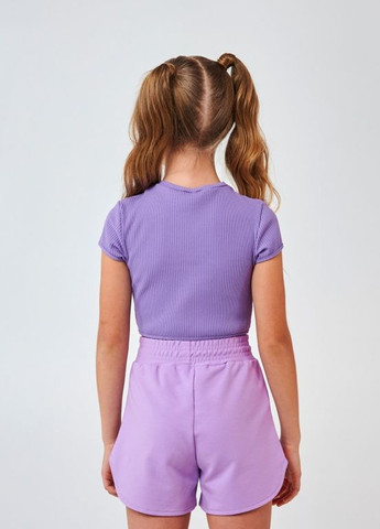 Детский топ | 95% Хлопок | Демисезон |122, 128, 134, 140 | Идеально с шортами, брюками, юбкой Лиловый Smil (277694352)