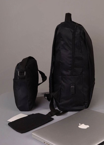 Рюкзак bbag 3 в 1 черного цвета Home (266914628)