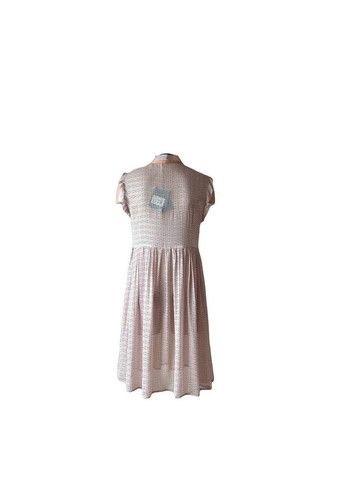 Коричневое кэжуал платье Kocca с абстрактным узором
