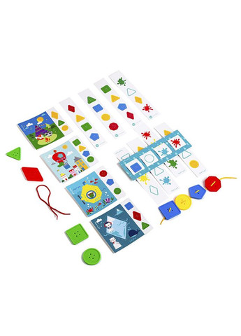 Игра с пуговицами "Шнуруем-комбинируем" цвет разноцветный ЦБ-00236362 Fisher-Price (268659979)