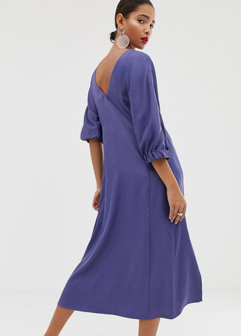 Світло-фіолетова плаття міді атласне Asos