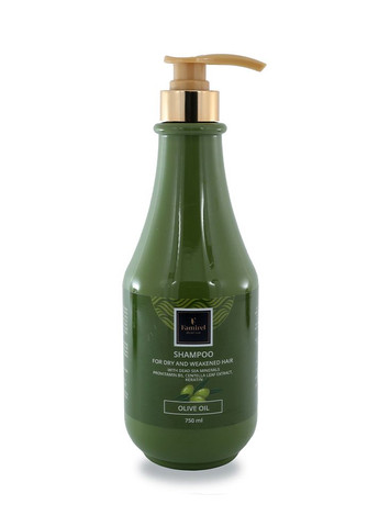 Зволожувальний шампунь для сухого й ослабленого волосся з центеллою, кератином з оливковою олією, 750 мл Фамірель Famirel (276003167)