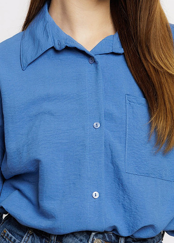 Жіноча сорочка регуляр колір індіго ЦБ-00219056 Maestro (259466975)
