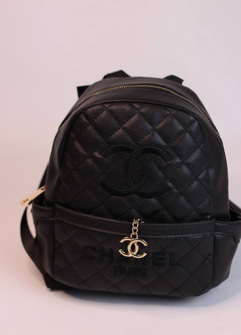Рюкзак из лого CHANEL black Vakko (273782704)