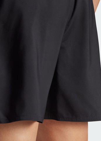 Мужские черные спортивные плавательные шорты solid clx short-length adidas