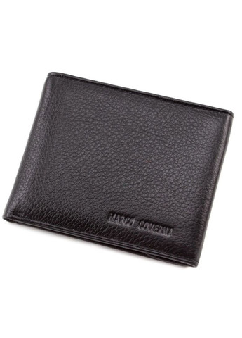 Компактный кожаный кошелек на магните 11,5х9,5 1287 (16801) чёрный Marco Coverna (259736988)