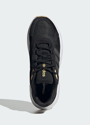 Чорні всесезонні кросівки для бігу ozelle cloudfoam lifestyle adidas