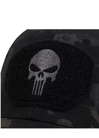 Кепка Каратель Punisher череп с сеточкой и изогнутым козырьком унисекс one size Brand бейсболка (260441872)