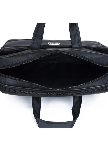 Конференц сумка портфель с ручками плечевым ремнем для документов ноутбука нейлон 40х30х12 см (474942-Prob) Черная Unbranded (260449649)