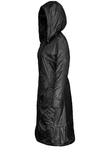 Плащ пальто женский длинный демисезонный утепленный с капюшоном Mirage на кнопках демисезон (276250191)