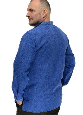 Чоловіча вишита сорочка Орнамент (блакитний) Golfstream (266988226)