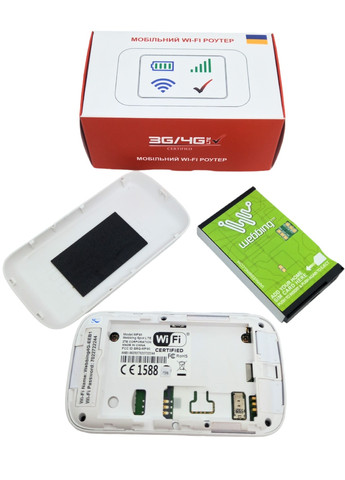 Роутер модем 4G LTE GSM WI-FI 3G два виходи під антену посилена батарея 150 Мбіт усі оператори ZTE mf 90 (259663978)