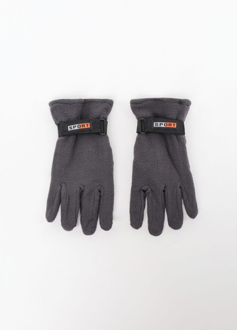 Чоловічі рукавички колір темно-сірий ЦБ-00227360 No Brand (268211940)