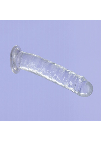 Прозорий фалоімітатор на присосці Vertical Dong 7″, віброкуля в подарунок ADDICTION (258470864)