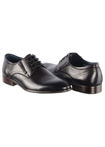 Черные мужские классические туфли 195755 Buts на шнурках