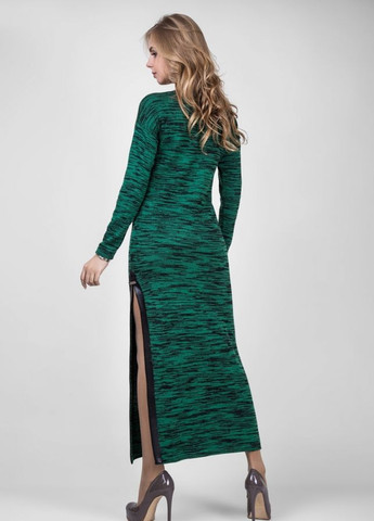 Темно-зеленое вязаное платье 1432 темно-зеленый Bellise