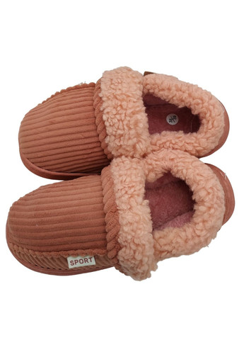 Хатні капці-чобітки жіночі Полосаті персикові Scarrhett (257457468)