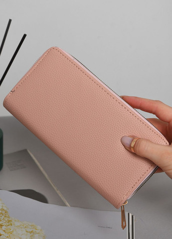 Гаманець жіночий з екошкіри рожевого кольору Let's Shop (277983267)