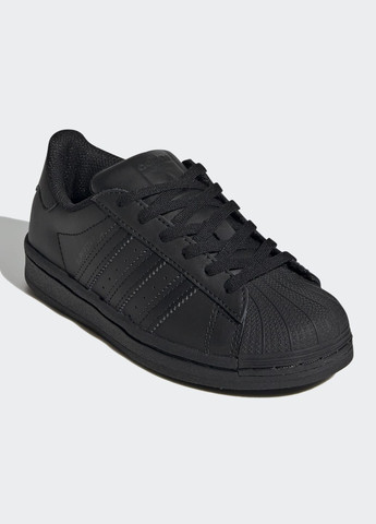 Чорні кросівки superstar adidas