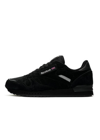 Черные демисезонные кроссовки мужские,вьетнам Reebok Classic M All Black