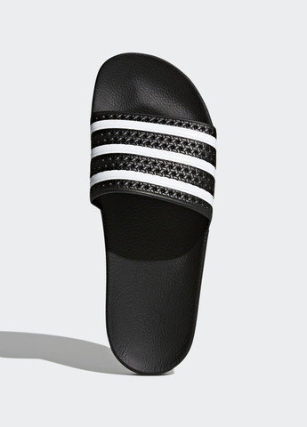 Черные шлепанцы adilette adidas