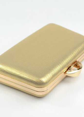 Клатч вечерний маленький золотистый на цепочке, парадная выпускная мини сумочка клатч бокс на плечо No Brand (266623583)