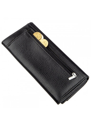 Женский чёрный кошелёк из натуральной кожи ST Leather 18951 Черный ST Leather Accessories (262453874)