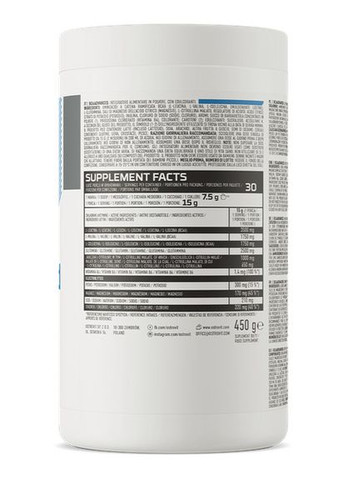 Аминокислоты BCAAdvanced 450 g (Mango) Ostrovit (276324036)
