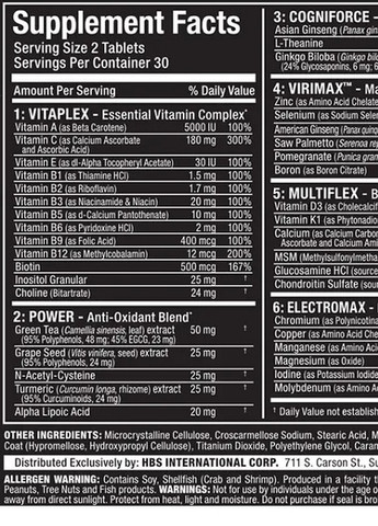 VitaForm for Men 60 Tabs ALLMAX Nutrition (258499403)