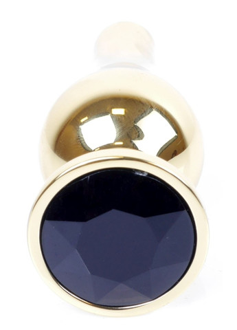 Анальная пробка Boss Series - Jewellery Gold BUTT PLUG Black, BS6400065 Langsha (269458581)