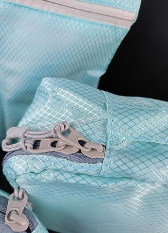 Набор комплект дорожных органайзеров боксов кейсов для одежды белья косметики аксессуаров 9 шт (475249-Prob) Голубой Unbranded (263691462)