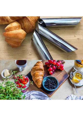 Набір формочок для металевих трубочок «Каннолі» Ø25х125 мм (3 трубочки) Kitchen Master (262522049)