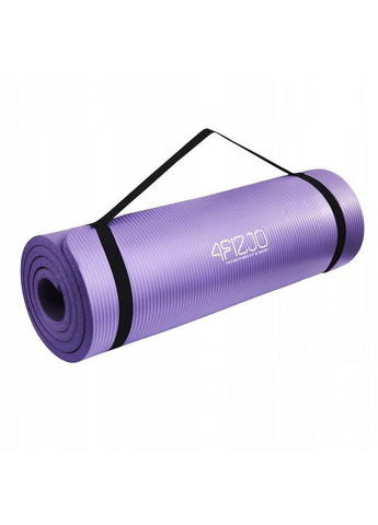 Коврик (мат) спортивный NBR 180 x 60 x 1 см для йоги и фитнеса 4FJ0016 Violet 4FIZJO (259262457)