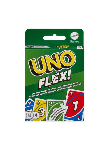Настільна гра UNO "Flex" колір різнокольоровий ЦБ-00219464 Mattel (259466090)