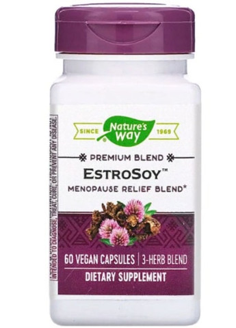 EstroSoy, Menopause Relief Blend 60 Veg Caps NWY-14536 Nature's Way (256725065)