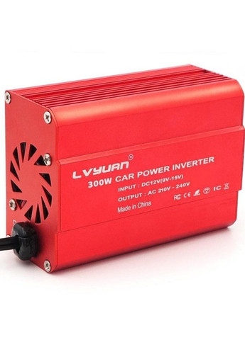 Инвертор автомобильный преобразователь напряжения LVYUAN 300 W + 2 USB порта (к гнезду прикуривателя) No Brand (272978892)