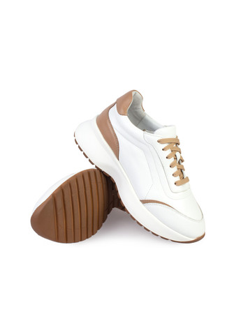 Белые демисезонные кроссовки женские бренда 8200358_(1) ModaMilano