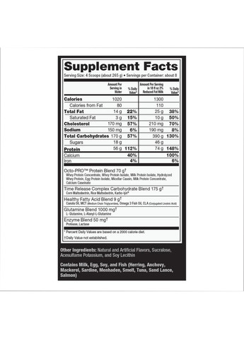 Високобілковий Гейнер Muscle Juice Revolution 2600 - 2120г Ultimate Nutrition (278006977)