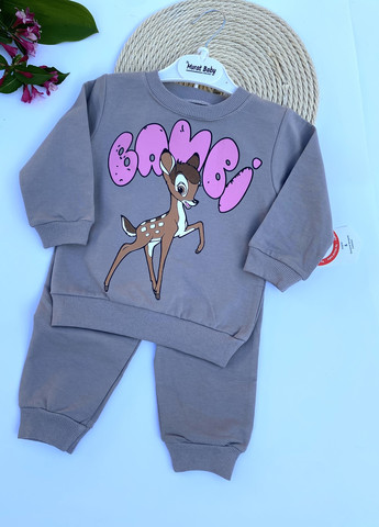 Світло-фіолетовий костюм для малюків "bambi" серій на ромі Murat baby