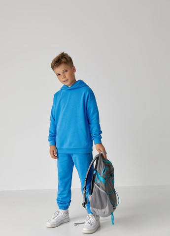 Дитячий спортивний костюм для хлопчика блакитний р.110 439840 New Trend (260785555)