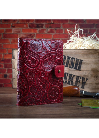 Картхолдер из кожи HiArt CH-06 Crystal Red Buta Art Hi Art (268371870)