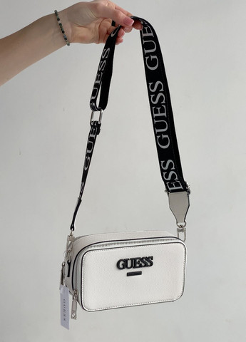 Женская сумка кросс-боди белая Guess (277160508)