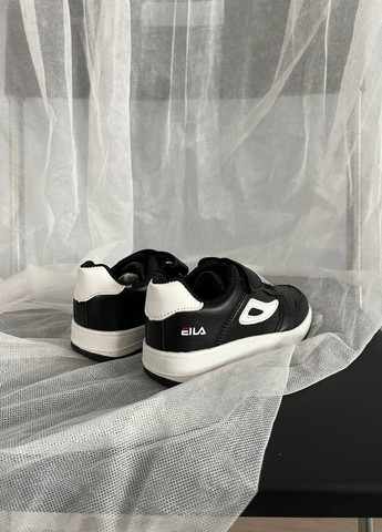 Чорно-білі осінні кросівки дитячі Ella
