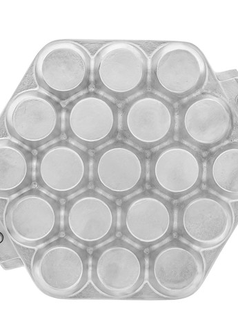 Форма большая с крышкой тарталетница для выпечки кексов, корзинок, тарталеток и пончиков (19 корзинок) Ласунка (275104141)