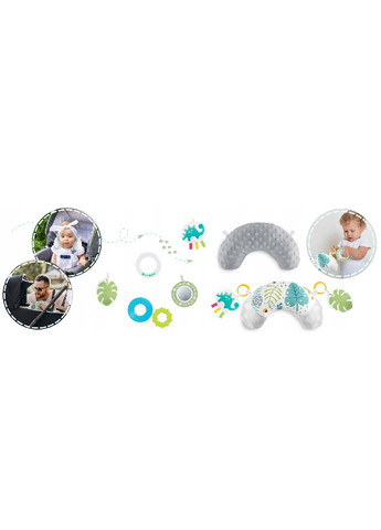 Большой развивающий интерактивный коврик комплекс для детей младенцев малышей 53х110х100 см (475236-Prob) Динозаврик Unbranded (263588354)