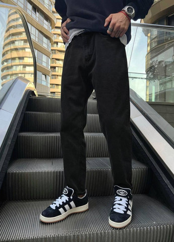 Черные демисезонные прямые штани джинси figo GRUF
